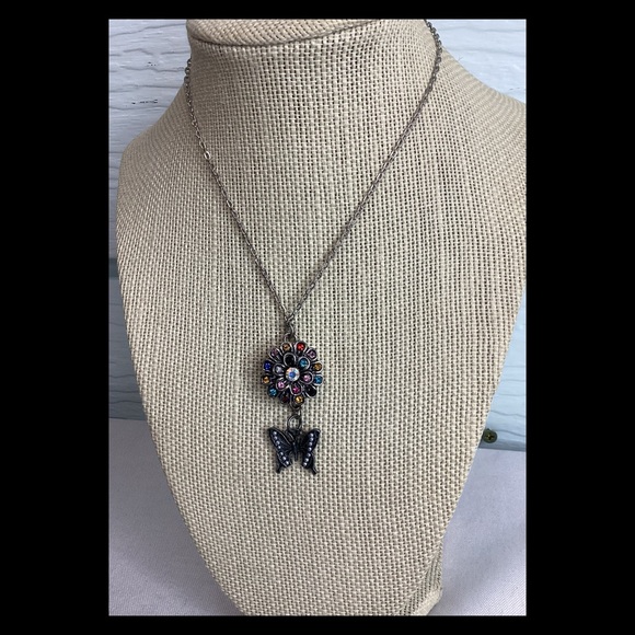Jewelry - Multicolor Pendant Necklace with Butterfly Charm
